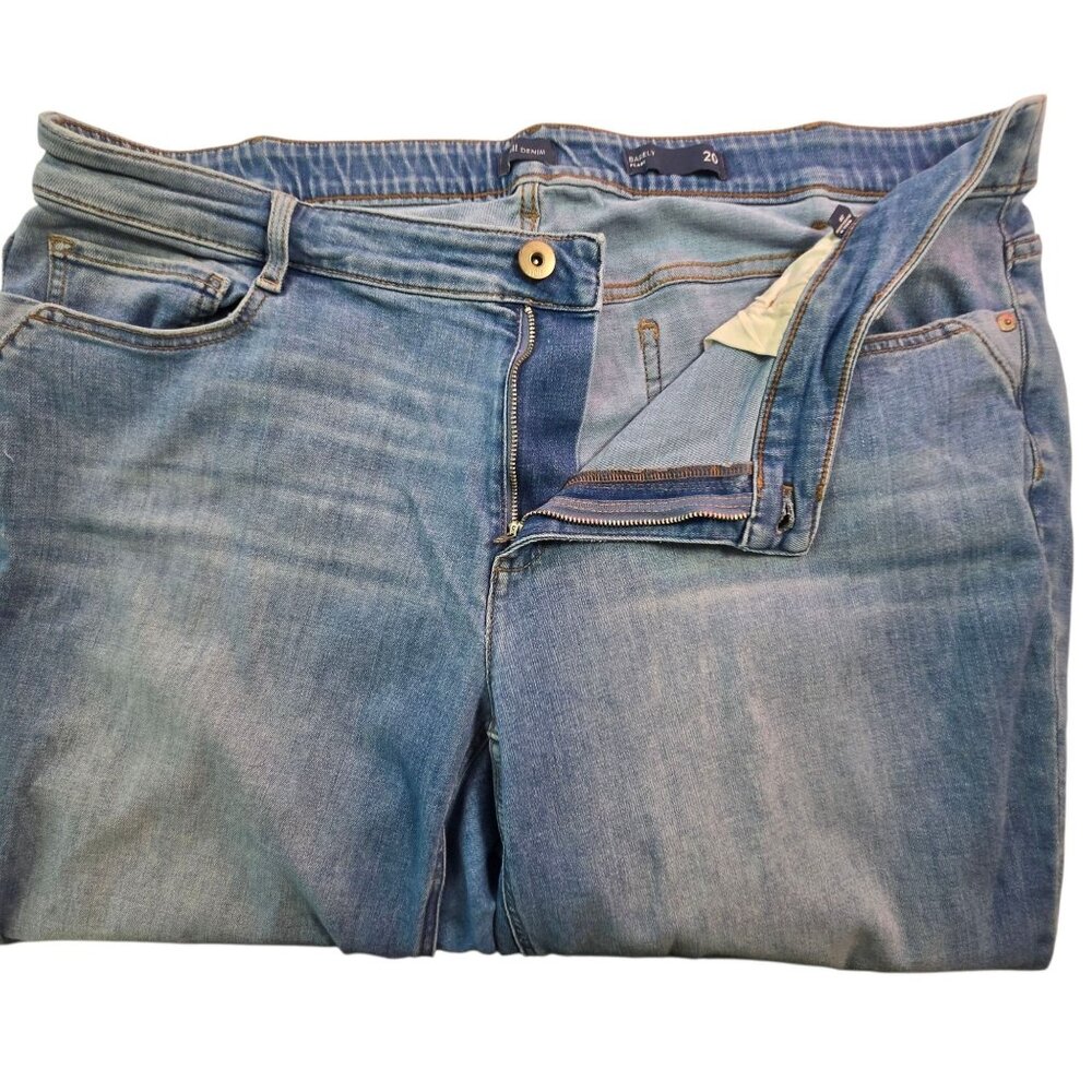 J.Jill Denim Barely Flare Burbank Wash Blue Jeans Womens Size 20 - Picture 6 of 12